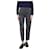 Prada Pantalon tailleur gris - taille UK 8 Laine  ref.1093657