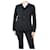Y'S Blazer noir broderie anglaise - Taille marque 2 Laine  ref.1093670