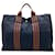 Hermès Fourre Tout Marineblau Leinwand  ref.1093909