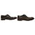 Sapatos masculinos Louis Vuitton de couro preto Brogues Oxfords com cadarço 8 - vista 4