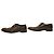 Sapatos masculinos Louis Vuitton de couro preto Brogues Oxfords com cadarço 8 - vista 5