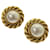 CHANEL Earring Metal Gold Tone CC Auth bs8531  ref.1094079