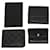 LOUIS VUITTON Epi Damier Graphite Wallet Leather 4Set Black LV Auth bs8671  ref.1094144