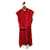Robes PRADA T. ca 44 silk Soie Rouge  ref.1096283