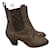 FENDI  Ankle boots T.eu 40 leather Brown  ref.1096337