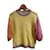 Autre Marque ROSE CARMINE  Knitwear T.International Taille Unique Wool Yellow  ref.1096344