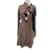 LANVIN  Dresses T.fr 36 Polyester Brown  ref.1097918