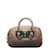 Prada Leather Gradient Keyhole Handbag Beige Black in Very Good Condition  ref.1097934