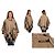 Patrizia Pepe Abrigo de Punto Estilo Poncho Lana Multicolor - vista 9