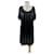 Miu Miu Robes Soie Viscose Noir  ref.1097973