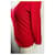 Prada V-Ausschnitt Pullover rot Baumwolle Viscose  - Ansicht 6