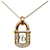 Dior-Halskette mit goldenem Schlossanhänger Metall Vergoldet  ref.1098029