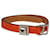 Hermès Bracelet Hermes Medor Wrap en cuir orange  ref.1098152