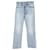 Céline Celine Straight Leg Jeans em jeans de algodão azul claro  ref.1098156