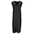 Joseph V-Neck Midi Dress in Black Silk  ref.1098157