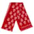 Alexander McQueen Skull Logo Fringed Scarf in Red Wool  ref.1098163