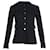 Chanel Boucle Tweed-Jacke mit abnehmbarem Kragen aus marineblauer Baumwolle  ref.1098175