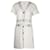 Maje Bouclé-Tweed Mini Dress in Cream Cotton White  ref.1098203