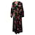 Autre Marque Vestido midi con estampado floral y cinturón de Rixo en poliéster multicolor  ref.1098209