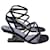 Fendi First F Strappy Sandals in Black Leather  ref.1098214