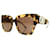 Valentino VA 4082 503673 Übergroße Designer-Sonnenbrille in Havannabraun Kunststoff  ref.1098254