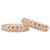 Blumarine Women's wide Pink Crystals Studded Strass Shiny bangle bracelet Plastic  ref.1098257