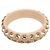 Blumarine bracciale bangle largo da donna con cristalli rosa tempestati di strass lucidi - vista 2