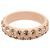 Blumarine bracciale bangle largo da donna con cristalli rosa tempestati di strass lucidi - vista 6