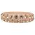 Blumarine bracciale bangle largo da donna con cristalli rosa tempestati di strass lucidi - vista 9