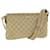 GUCCI GG Canvas Sherry Line Shoulder Bag Beige Gold pink 189749 auth 56053 Golden Cloth  ref.1098355