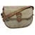 Christian Dior Honeycomb Canvas Shoulder Bag PVC Leather Beige Auth 55612  ref.1098359