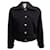 Autre Marque Patou Black Denim Jacket with Gold Embroidery Cotton  ref.1098458
