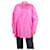 Autre Marque Camisa de seda asimétrica Bendigo rosa - talla UK 8  ref.1098495