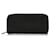 Louis Vuitton Black Taiga Zippy Long Wallet Leather  ref.1098560