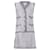 Chanel 9K$ Neues Cara Delevingne Tweedkleid Grau  ref.1098640