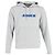 Sandro Amour Appliqué Hoodie in Gray Cotton