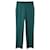 Diane Von Furstenberg Tailored Jeans in Teal Wool Green  ref.1098659