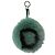 Fendi Initial Pom-Pom Charm en fourrure verte