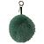 Fendi Initial Pom-Pom Charm en fourrure verte - vue 2