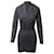 Iro Davida V-neck Dress in Black Cotton  ref.1098676