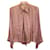 Langärmlige Etro-Bluse mit Schnürung vorne aus beigefarbener Polyesterseide  ref.1098691