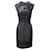 Victoria Beckham mit Pailletten gefüttertes Kleid aus schwarzem Polyester  ref.1098704