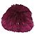 Fendi Pom Pom Bag Charm en fourrure violette - vue 2
