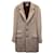 Brunello Cucinelli Karierter Mantel aus beiger Baumwolle  ref.1098709