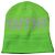 Berretto Supreme con logo grande in cotone verde neon - vista 7