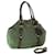 PRADA Sac à Main Nylon Cuir 2façon Vert Marron Auth 56070  ref.1098771