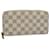 LOUIS VUITTON Damier Azur Zippy Portefeuille Long Portefeuille N63503 Auth LV 56094  ref.1098786