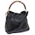 GUCCI Bamboo Shoulder Bag Leather 2way Black Auth 54700  ref.1098818