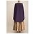 Autre Marque Monique Singh, Cape-Jacke aus Gaberdine Pink Lila - Ansicht 5