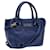 BURBERRY Blue Label Hand Bag Leather 2way Blue Auth bs8744  ref.1098874